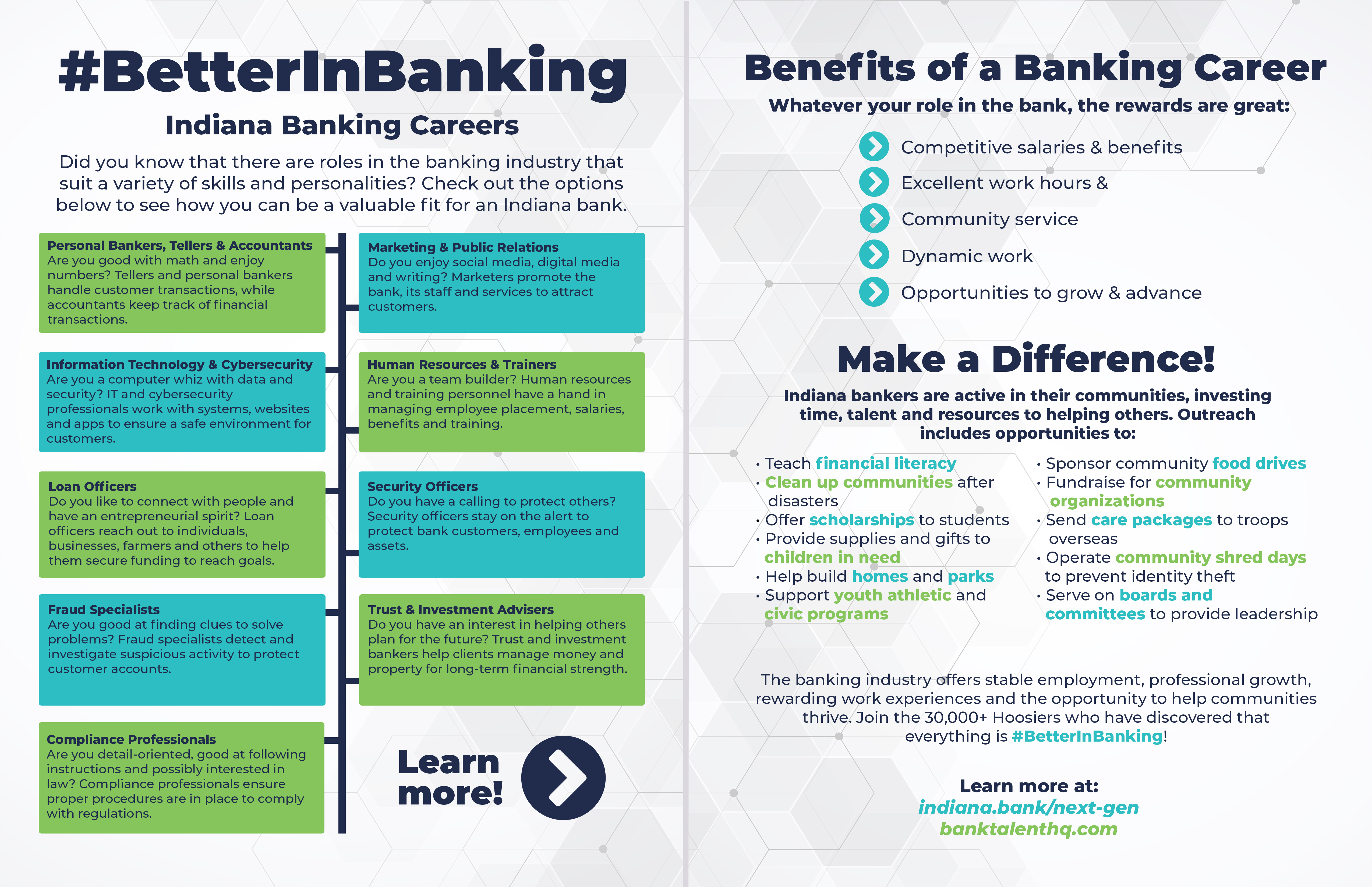 #BetterInBanking flyer