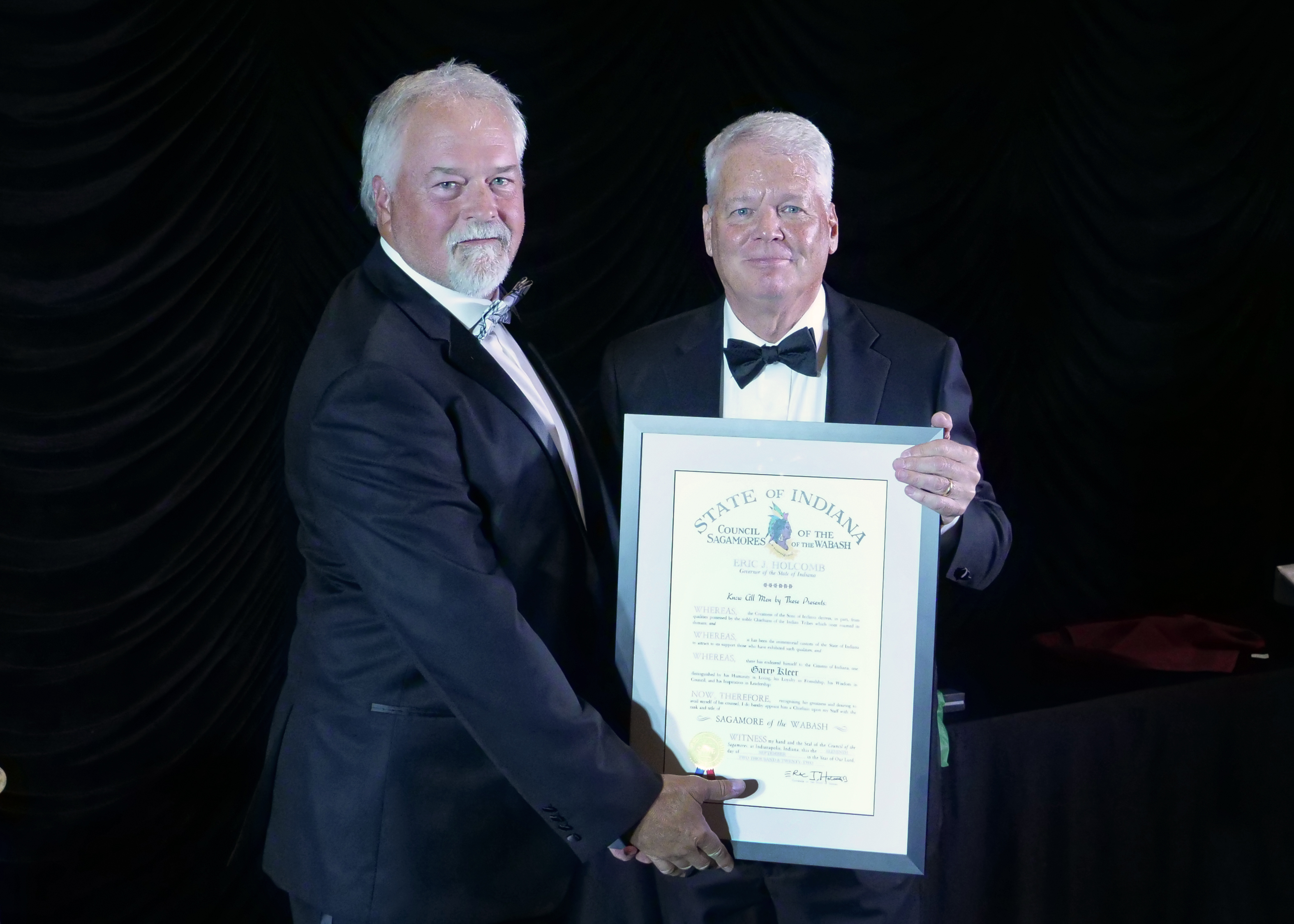 Garry Kleer honored with Sagamore